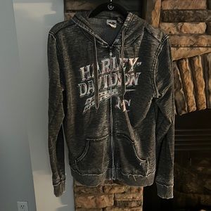 Harley Davidson zip up jacket